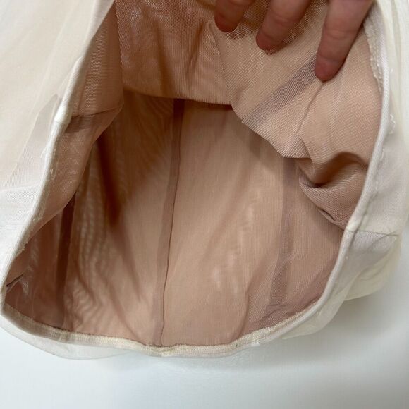 White Fox For The Night Mini Dress Size Small Bodycon White Ivory - Picture 8 of 12